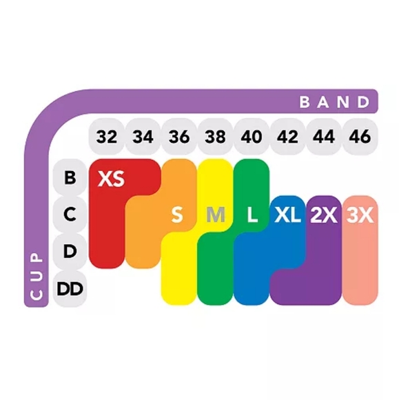 💖BALI COMFORT REVOLUTION WITH BACK CLOSURE WIRELESS BRA SIZE 3X - Picture 5 of 9